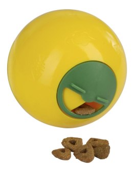 KERBL Zabawka rozwijająca dla psa Snack Ball, żółta 7,5cm