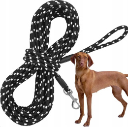 Smycz dla psa treningowa lina gruba 1cm 5m
